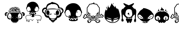 Skate or Die font preview
